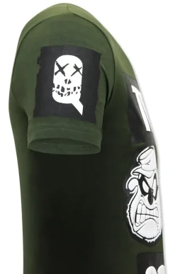 T-shirt Heren - Beagle Squad - Groen