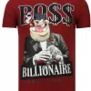 T-shirt Heren - Billionaire Boss - Bordeaux