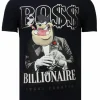 T-shirt Heren - Billionaire Boss - Blauw