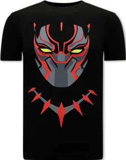 T-shirt Heren - Black Panther - Zwart