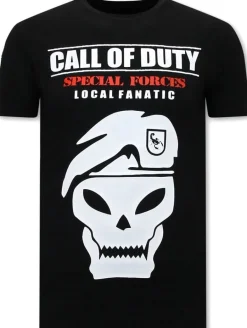 T-shirt Heren - Call of Duty - Zwart