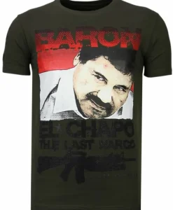 T-shirt Heren - Cocaine Cowboy - Groen