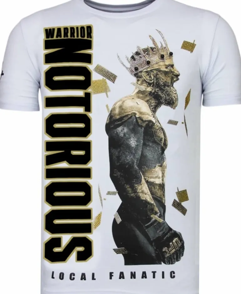 T-shirt Heren - Conor Notorious - Wit