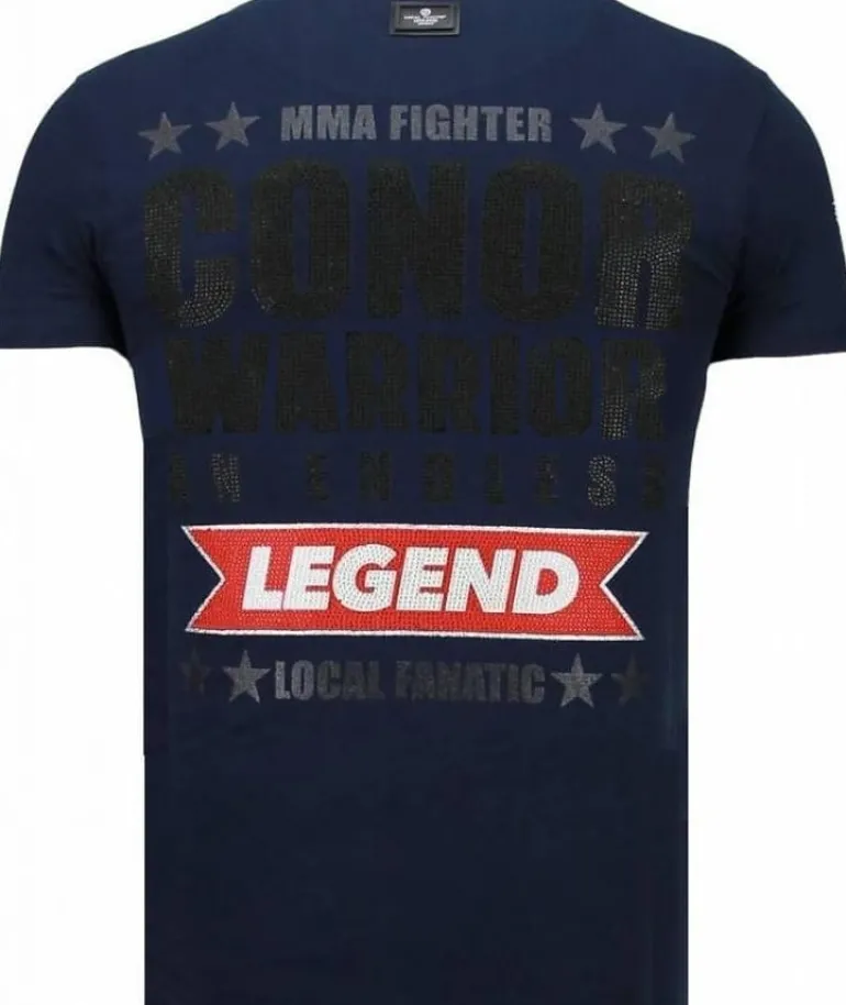 T-shirt Heren - Conor Notorious - Blauw