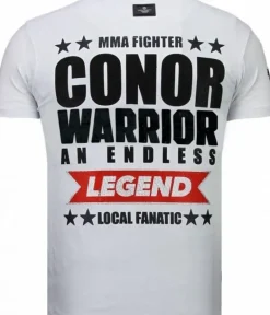 T-shirt Heren - Conor Notorious - Wit