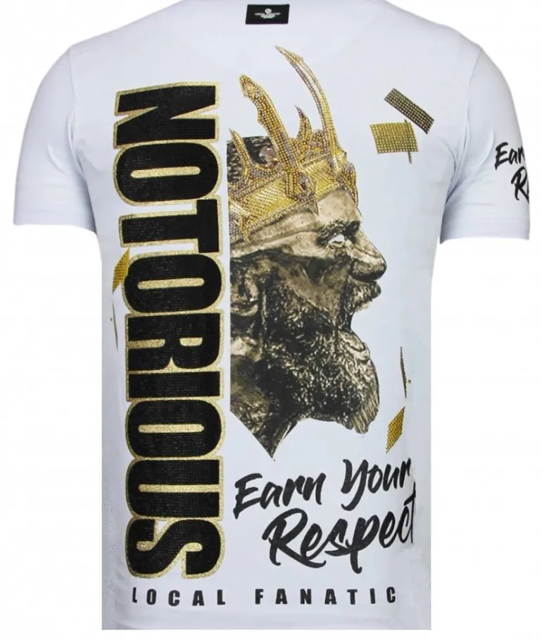 T-shirt Heren - Conor Notorious - Wit