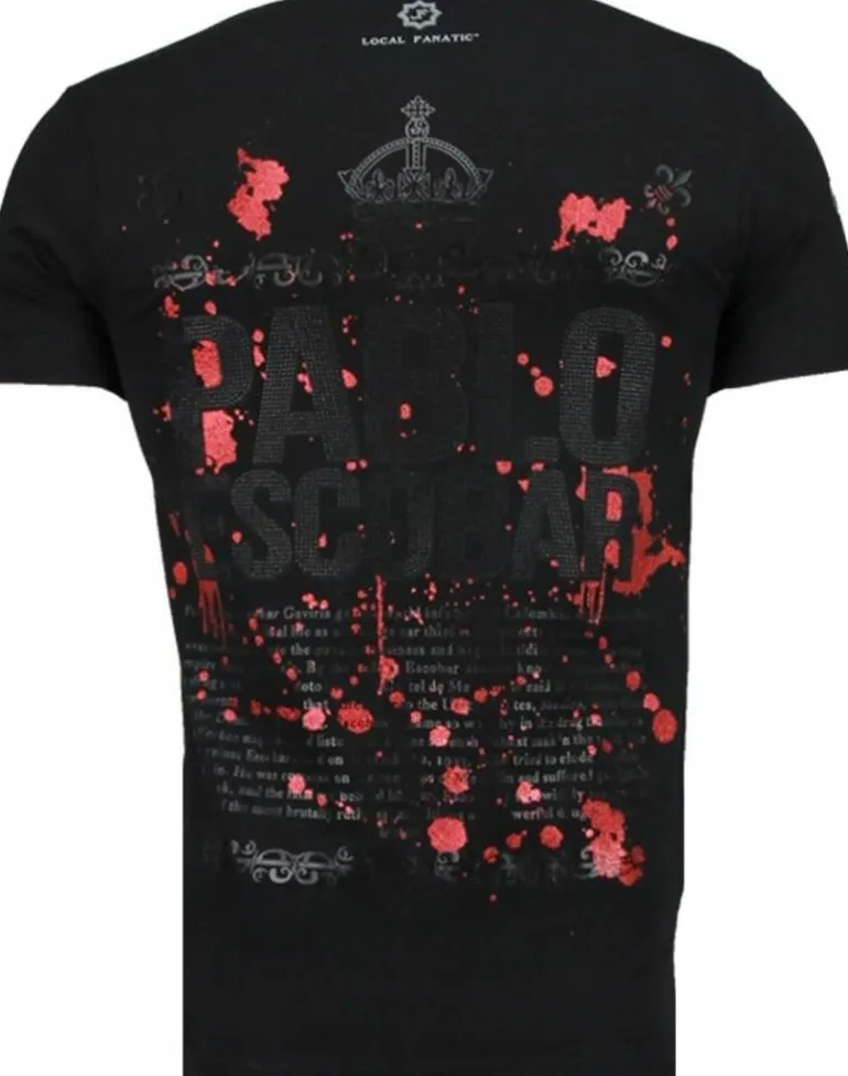 T-shirt Heren - Crime Boss - Zwart