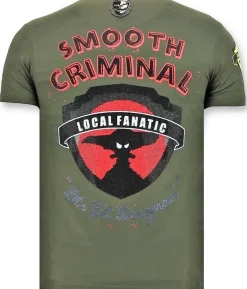 T-shirt Heren - Crime Empire - Groen