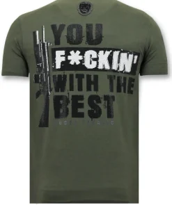 T-shirt Heren - Daffy Montana - Groen