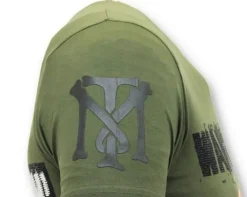 T-shirt Heren - Daffy Montana - Groen