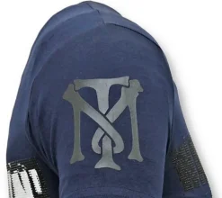 T-shirt Heren - Daffy Montana - Blauw