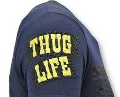 T-shirt Heren - Dalton The Chief - Blauw