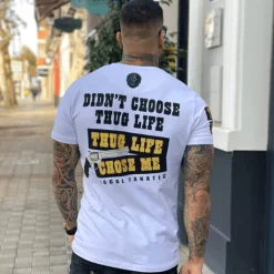 T-shirt Heren - Dalton The Chief - Wit