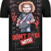 T-shirt Heren - Don't Fuck With The Chuck - Zwart