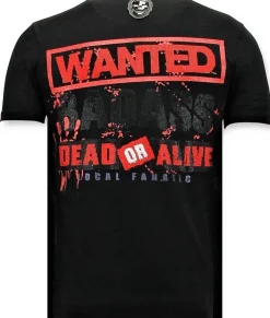 T-shirt Heren - Don't Fuck With The Chuck - Zwart