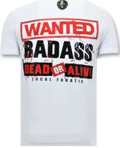 T-shirt Heren - Don't Fuck With The Chuck - Wit