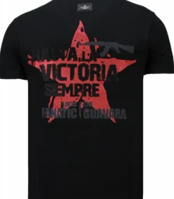 T-shirt Heren - El Comandante - Zwart