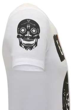 T-shirt Heren - El Narco - Wit