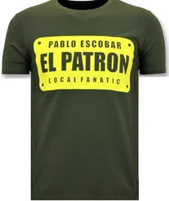 T-shirt Heren - El Patron - Groen