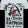 T-shirt Heren - El Patron Pablo Escobar - Wit