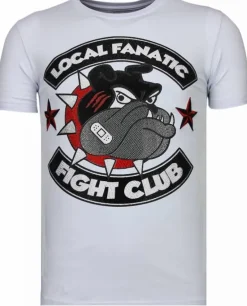 T-shirt Heren - Fight Club Spike - Wit