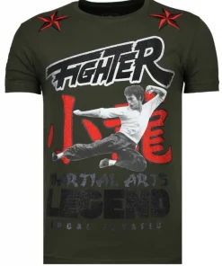 T-shirt Heren - Fighter Legend - Groen