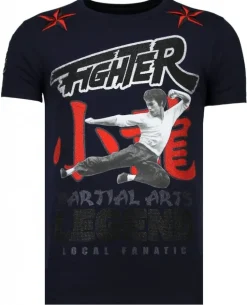 T-shirt Heren - Fighter Legend - Blauw
