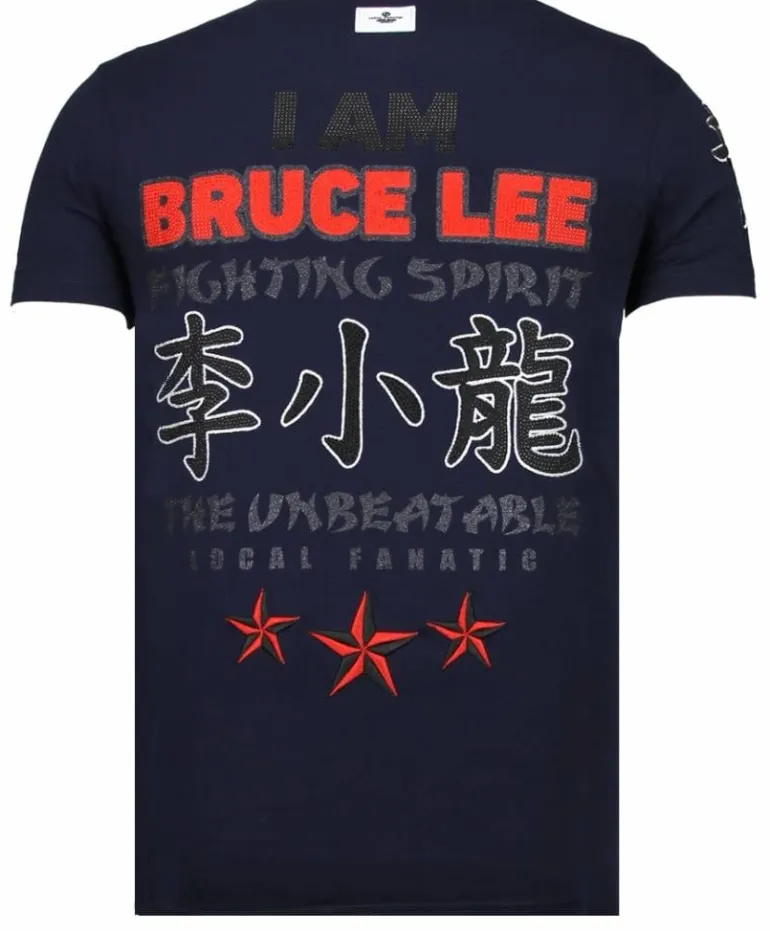 T-shirt Heren - Fighter Legend - Blauw