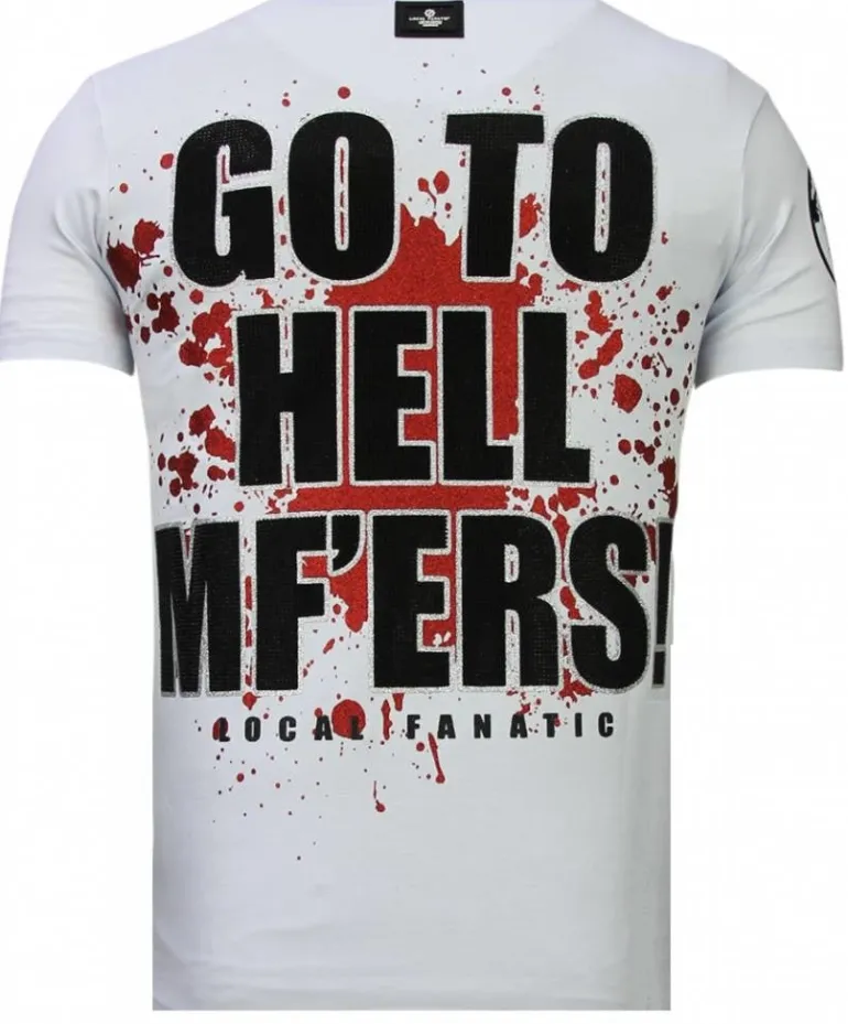 T-shirt Heren - Glory Martial - Wit