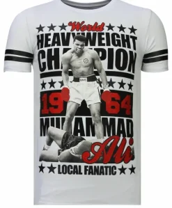 T-shirt Heren - Greatest Of All Time - Wit