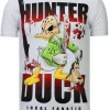 T-shirt Heren - Hunter Duck - Wit