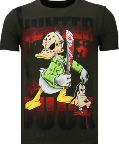 T-shirt Heren - Hunter Duck - Groen