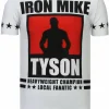 T-shirt Heren - Iron Mike Tyson - Wit