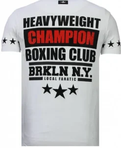 T-shirt Heren - Iron Mike Tyson - Wit