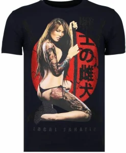 T-shirt Heren - Killer Bitch - Blauw