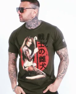 T-shirt Heren - Killer Bitch - Groen