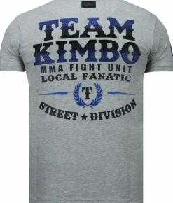 T-shirt Heren - Kimbo Slice - Grijs
