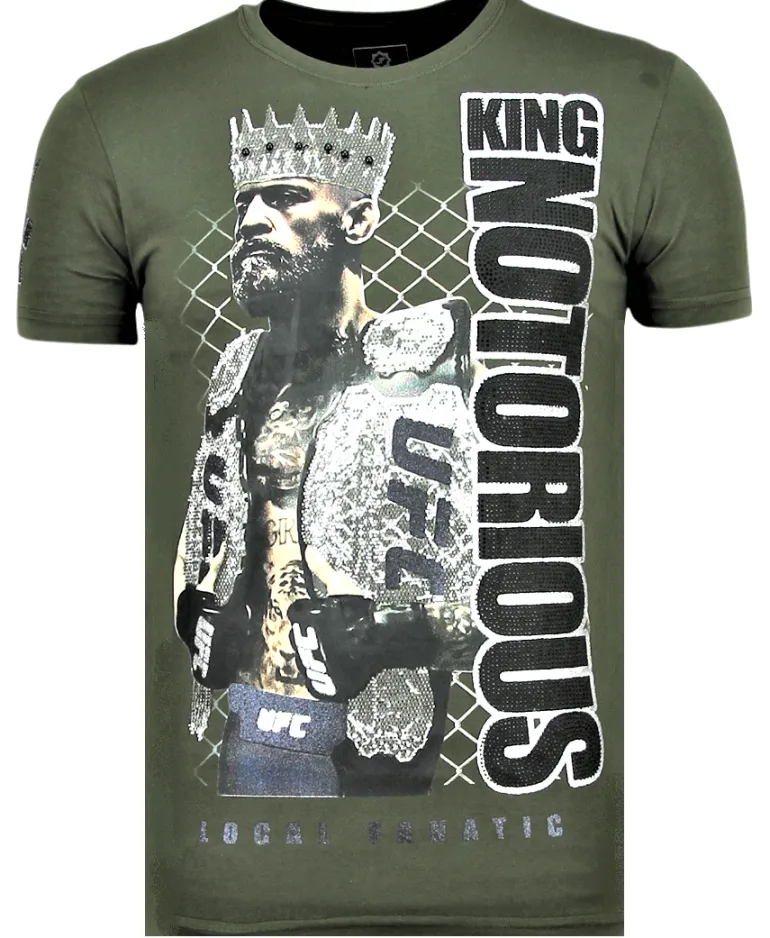 T-shirt Heren - King Notorious - Groen