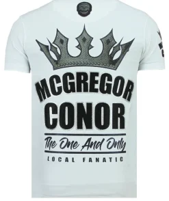 T-shirt Heren - King Notorious - Wit