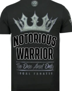 T-shirt Heren - King Notorious - Zwart