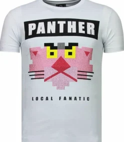 T-shirt Heren - Lookin' For A Cougar - Wit