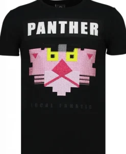 T-shirt Heren - Lookin' For A Cougar - Zwart