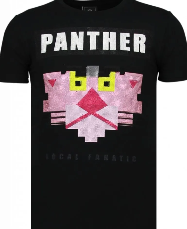 T-shirt Heren - Lookin' For A Cougar - Zwart