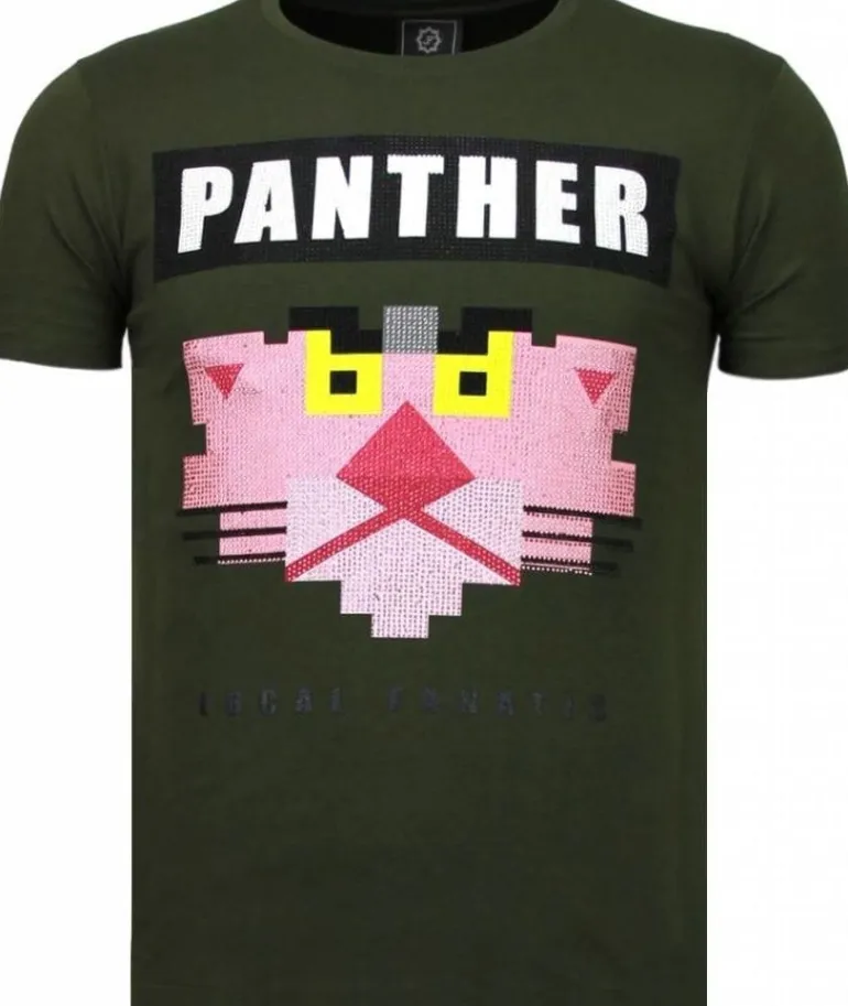 T-shirt Heren - Lookin' For A Cougar - Groen