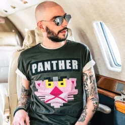 T-shirt Heren - Lookin' For A Cougar - Groen