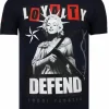 T-shirt Heren - Loyalty Marilyn - Blauw