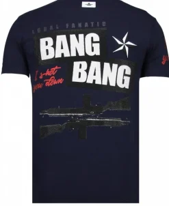 T-shirt Heren - Loyalty Marilyn - Blauw