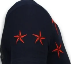 T-shirt Heren - Marilyn Rockstar - Blauw