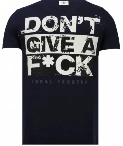 T-shirt Heren - MFCKR! - Blauw