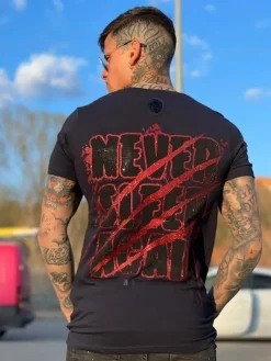 T-shirt Heren - Mickey Krueger - Blauw